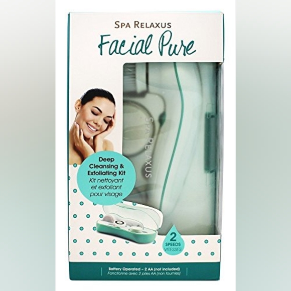 relaxus Other - Relaxus - Spa Facial Pure Cleansing Spin Brush Kit - NWT